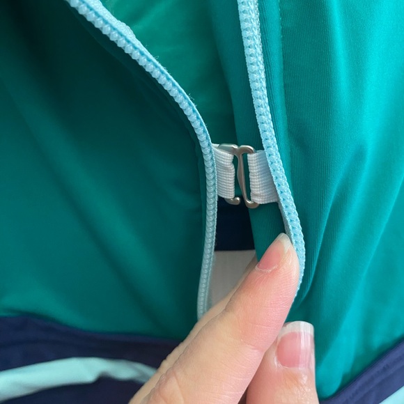 Land’s End Women’s Chlorine Resistant Sports Bra Swim top - Picture 4 of 7